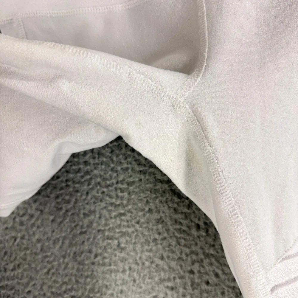 Alo Yoga Moto Leggings Womens Small White Mesh Quilted High Rise Yoga Pants Gym‎